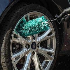 Velgenborstel met Zachte Borstels – Flexibele Wielborstel voor Diepe Reiniging van Velgen en Spaken