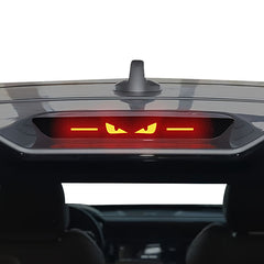 Carbon Look Remlicht Sticker – Sportief Design voor Achterruit