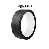 Carbon Look Deurbeschermingsstrip – Zelfklevend Rubber voor Instaplijsten & Bumpers (3D Nano)