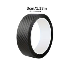 Carbon Look Deurbeschermingsstrip – Zelfklevend Rubber voor Instaplijsten & Bumpers (3D Nano)