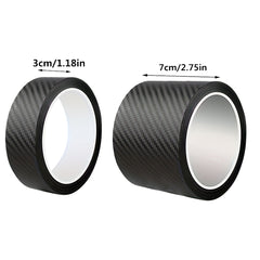 Carbon Look Deurbeschermingsstrip – Zelfklevend Rubber voor Instaplijsten & Bumpers (3D Nano)