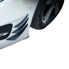 Auto Bumpervinnen Set (4 stuks) – Sportieve Diffuser Look, Zelfklevend