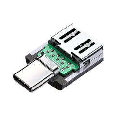 USB-C naar USB 3.0 Adapter Set (2-Pack) – 1x Zwart + 1x Zilver – OTG Converter voor MacBook, Android & Meer