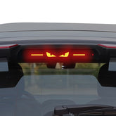 Carbon Look Remlicht Sticker – Sportief Design voor Achterruit