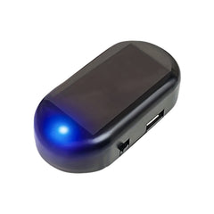 Autosimulatie Alarm – Rood of Blauw LED, USB + Zonne-oplaadbaar, Anti-Diefstal Beveiliging voor Auto’s