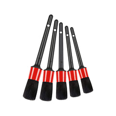 5-delige autodetailleringsborstelset, auto-exterieur interieurdetailborstel, auto-interieurreinigingsset, detailleringsborstelset