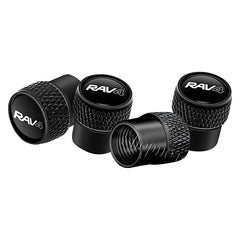 4Pcs/Set Car Wheel Tire Valve Caps Rim Stem Dust-proof Covers Accessories For Toyota RAV4 Emblem Decoration