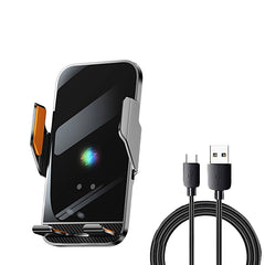 15W Draadloze Autohouder met Infraroodsensor – Qi Fast Charging – Universeel voor iPhone & Samsung