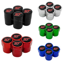 4PCS Car Wheel Tire Valve Stem Caps Airtight Cover For Ford ST Line Focus X 2 3 Mondeo Fiesta Kuga MK2 MK3 MK4 Tyre Accessories