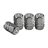 4Pcs Styling Wheel Tire Valve Air Stem Cap Duust Covers For Mercedes Benz