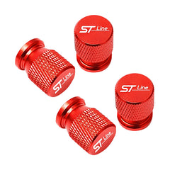 Car Wheel Tire Valve Caps Tyre Stem Covers Airdust Waterproof For Ford