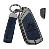 Premium Autosleutel Cover – Leren Beschermhoes voor Volkswagen Sleutels