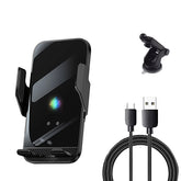 15W Draadloze Autohouder met Infraroodsensor – Qi Fast Charging – Universeel voor iPhone & Samsung