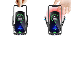 New Upgrade Car Mobile Phone Holder 15w Wireless Charging Portable Car Holder Cellphone Bracket Stand In Car Device