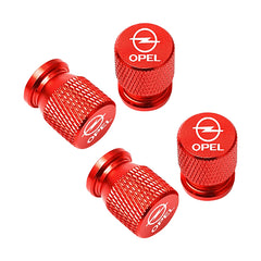 Car Wheel Tire Valve Caps Tyre Stem Covers Airdust Waterproof For Opel