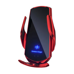 New Upgrade Car Mobile Phone Holder 15w Wireless Charging Portable Car Holder Cellphone Bracket Stand In Car Device
