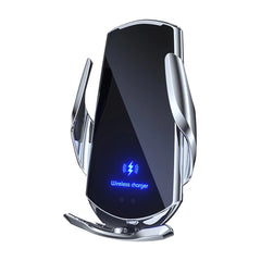 New Upgrade Car Mobile Phone Holder 15w Wireless Charging Portable Car Holder Cellphone Bracket Stand In Car Device