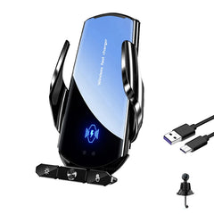 Wireless Phone Charger with Gravity Car Holder Stand