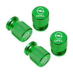 Car Wheel Tire Valve Caps Tyre Stem Covers Airdust Waterproof For Opel