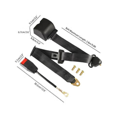 Universal Auto Car Seat Belt 3 Point Automatic Belt SafetyStraps Adjustable Locking Car Seat Belt Clip Extender Car Truck Access