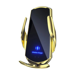New Upgrade Car Mobile Phone Holder 15w Wireless Charging Portable Car Holder Cellphone Bracket Stand In Car Device
