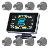Parkeersensoren Set met 8 Sensoren en LCD-display – 360° Detectie