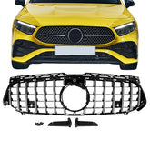 GT AMG Panamericana Grill voor Mercedes-Benz CLA C118/X118 (2020-2023) – Hoogglans Zwart