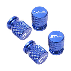 Car Wheel Tire Valve Caps Tyre Stem Covers Airdust Waterproof For Ford