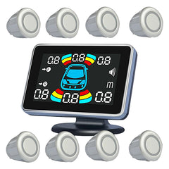 Parkeersensoren Set met 8 Sensoren en LCD-display – 360° Detectie