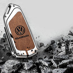 Premium Autosleutel Cover – Leren Beschermhoes voor Volkswagen Sleutels