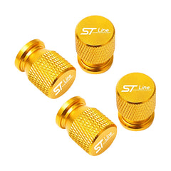 Car Wheel Tire Valve Caps Tyre Stem Covers Airdust Waterproof For Ford