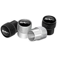 4Pcs/Set Car Wheel Tire Valve Caps Rim Stem Dust-proof Covers Accessories For Toyota RAV4 Emblem Decoration