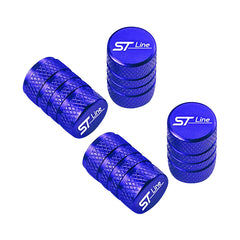 Car Wheel Tire Valve Caps Tyre Stem Covers Airdust Waterproof For Ford