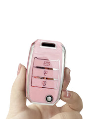 TPU Autosleutel Cover – Luxe Bescherming & Stijlvolle Pasvorm voor KIA Modellen