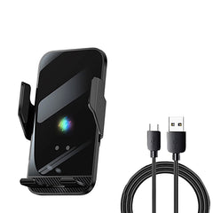 15W Draadloze Autohouder met Infraroodsensor – Qi Fast Charging – Universeel voor iPhone & Samsung