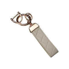 Sleutelhoes voor Peugeot & Citroën 2-knops sleutel – Vintage Leren Look met Sleutelhanger