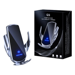 New Upgrade Car Mobile Phone Holder 15w Wireless Charging Portable Car Holder Cellphone Bracket Stand In Car Device