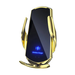 New Upgrade Car Mobile Phone Holder 15w Wireless Charging Portable Car Holder Cellphone Bracket Stand In Car Device