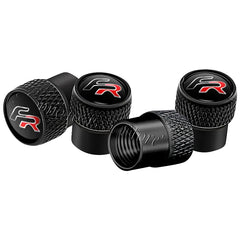 4Pcs/Set FR Emblem Car Wheel Tire Valve Stem Cap Dust Cover For Ibiza Altea Leon Cupra Cordoba Alhambra Arosa Accessories