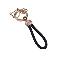 Sleutelhoes voor Peugeot & Citroën 2-knops sleutel – Vintage Leren Look met Sleutelhanger