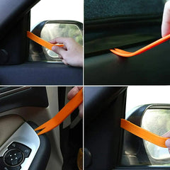 4X CAR TRIM REMOVAL TOOL KIT PANEL DOOR PRY DASH PLASTIC INTERIOR RADIO CLIP SET