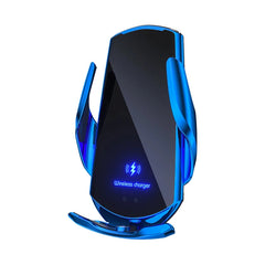 New Upgrade Car Mobile Phone Holder 15w Wireless Charging Portable Car Holder Cellphone Bracket Stand In Car Device
