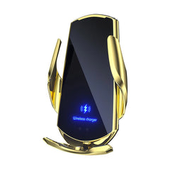 New Upgrade Car Mobile Phone Holder 15w Wireless Charging Portable Car Holder Cellphone Bracket Stand In Car Device