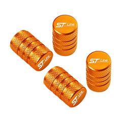 Car Wheel Tire Valve Caps Tyre Stem Covers Airdust Waterproof For Ford