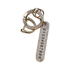 Sleutelhoes voor Peugeot & Citroën 2-knops sleutel – Vintage Leren Look met Sleutelhanger