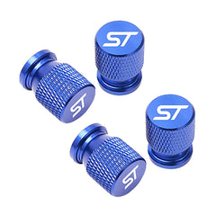 Car Wheel Tire Valve Caps Tyre Stem Covers Airdust Waterproof For Ford