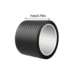 Carbon Look Deurbeschermingsstrip – Zelfklevend Rubber voor Instaplijsten & Bumpers (3D Nano)