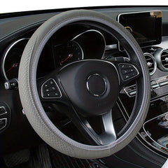 Universele Stuurhoes Zonder Binnenring – Ademend, Antislip & Handgestikt voor 36–38 cm sturen