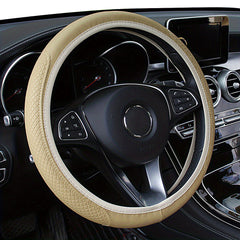 Universele Stuurhoes Zonder Binnenring – Ademend, Antislip & Handgestikt voor 36–38 cm sturen