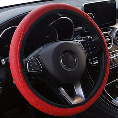 Universele Stuurhoes Zonder Binnenring – Ademend, Antislip & Handgestikt voor 36–38 cm sturen